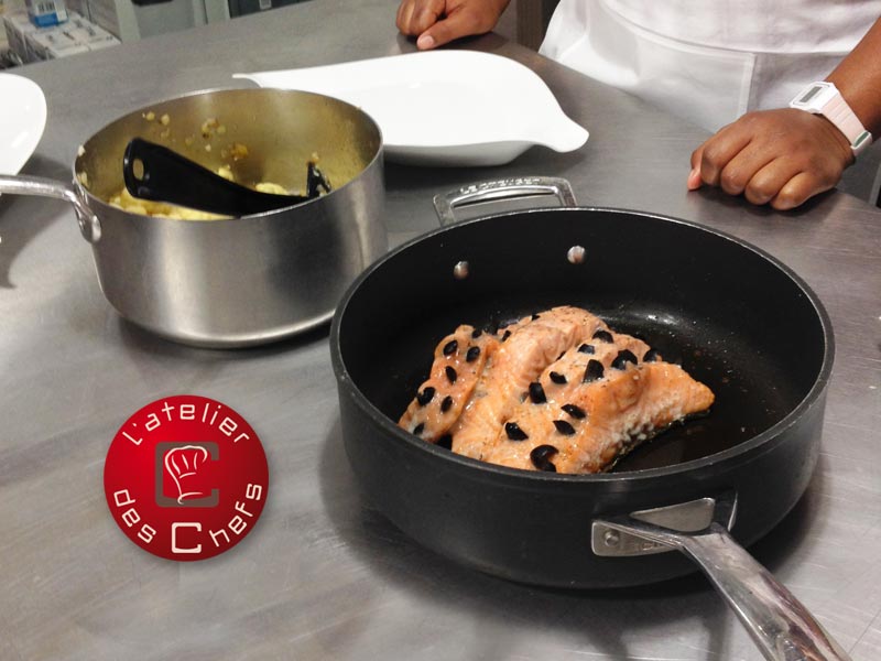 Cours de cuisine à l'atelier des chefs à Nantes