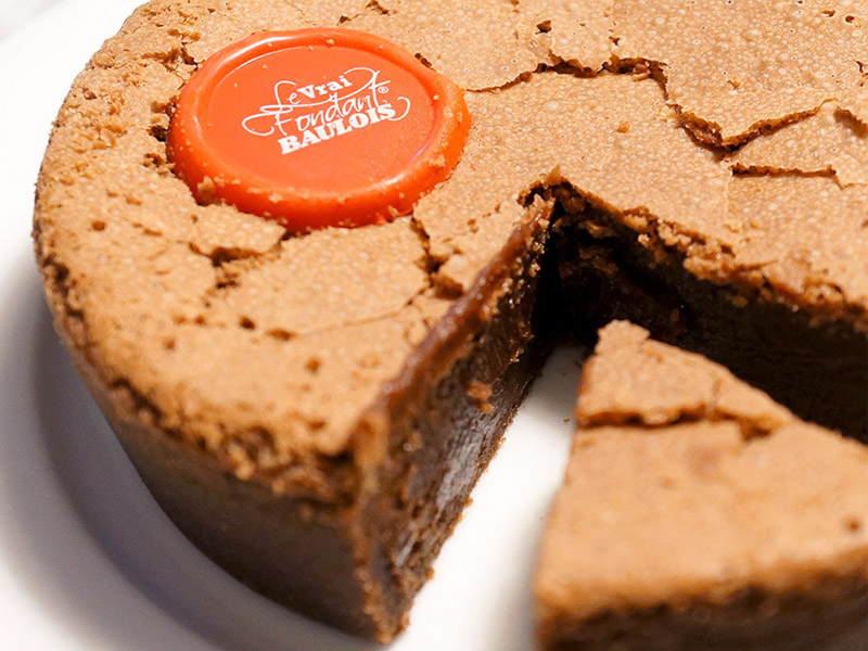 Le Fondant Baulois : gâteau au chocolat spécialité de La Baule en Loire-Atlantique