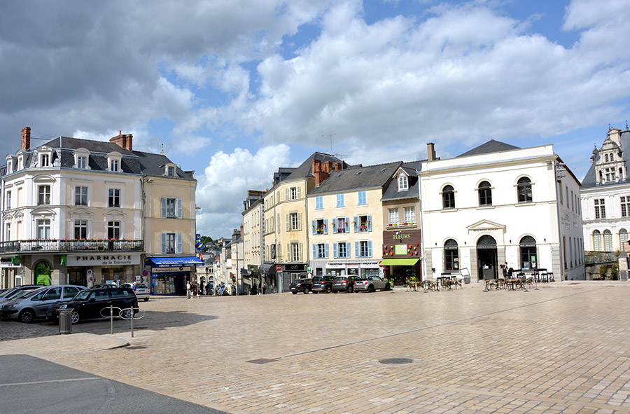 City plan Laval Mayenne