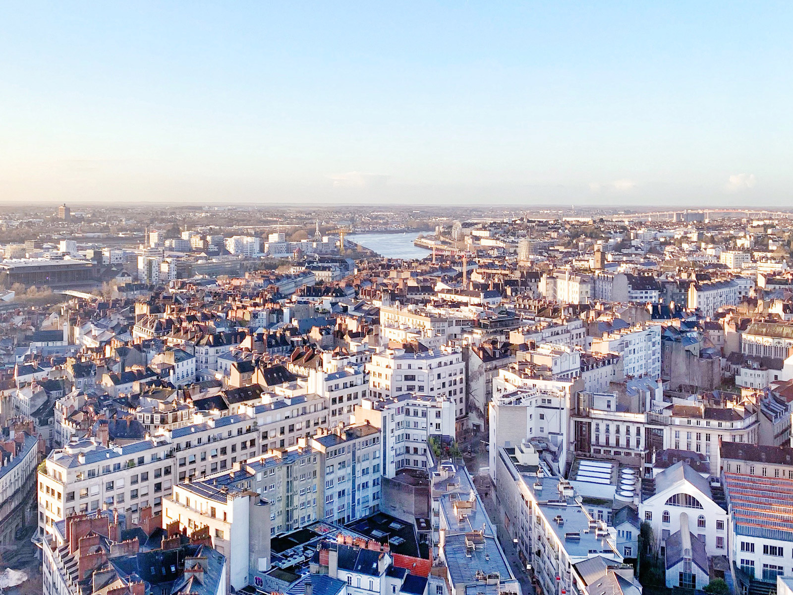 Nantes vue de la Tour Bretagne