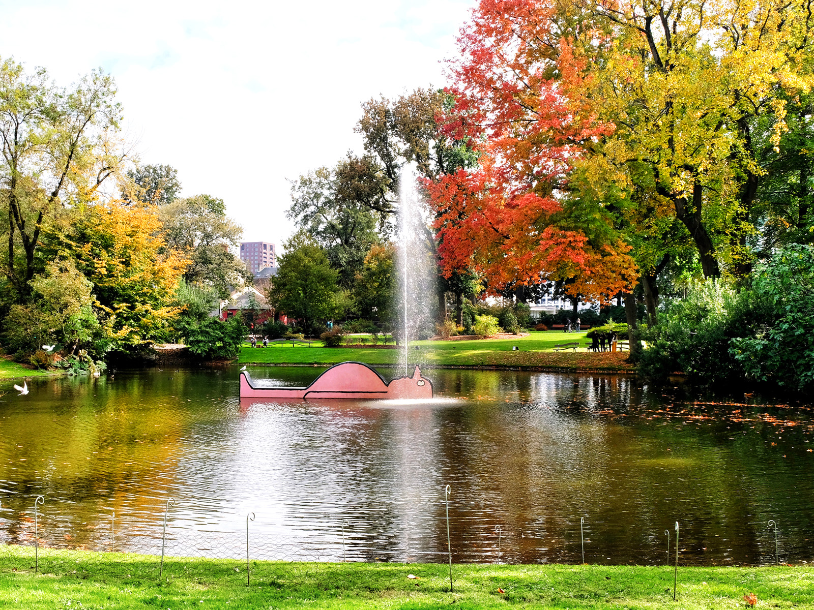 Le Jardin des plantes à Nantes en automne